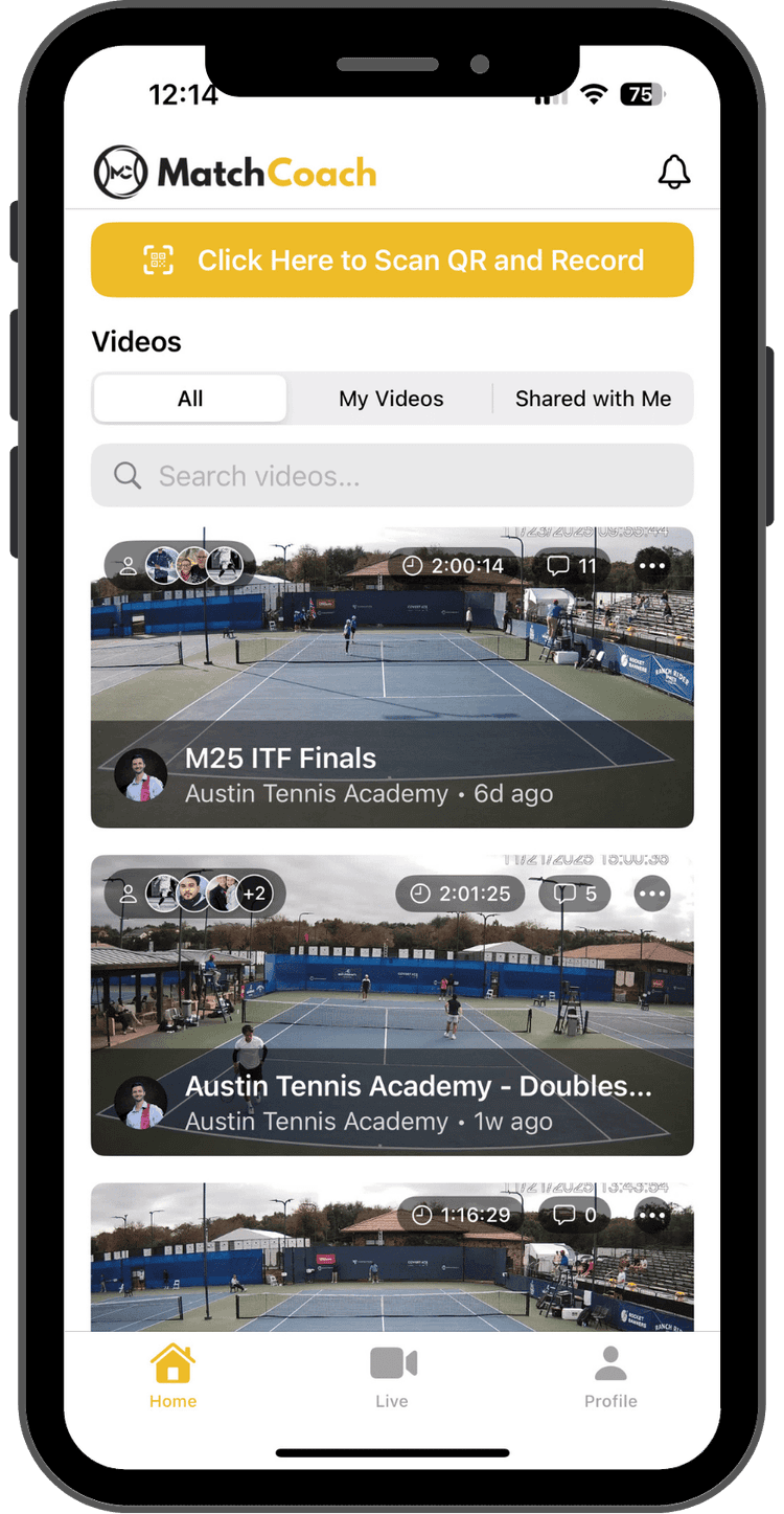 MatchCoach Dashboard